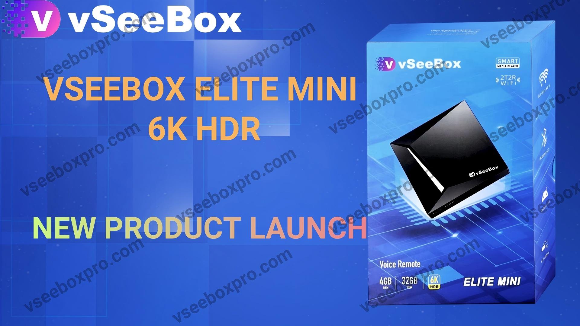 vSeeBox Elite Mini 6K Android TV Box