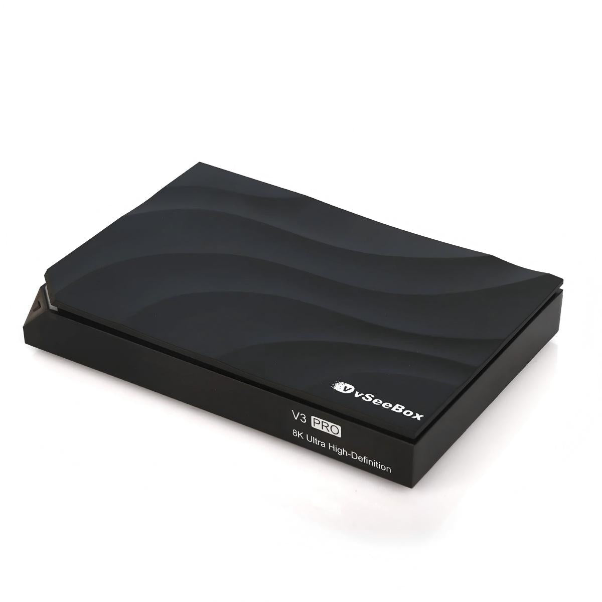 Side view of vSeeBox V3 Pro Android TV box