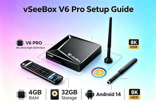vSeeBox V6 Pro Setup Guide 2026 – Step-by-Step for Beginners