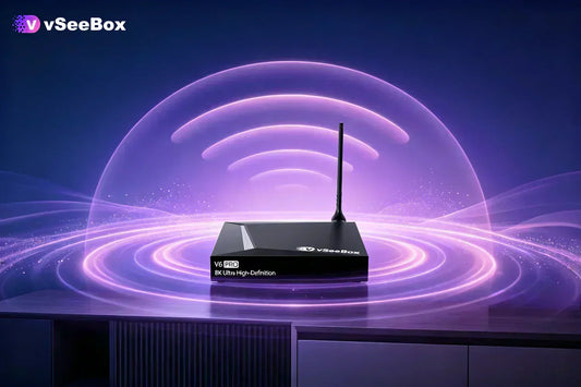 WiFi 6 performance testing on vSeeBox V6 series Android TV boxes