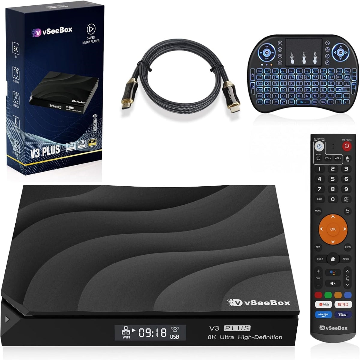 vSeeBox V3 Plus 2025 Android 11 TV Box | upgraded from the V3 Pro ...