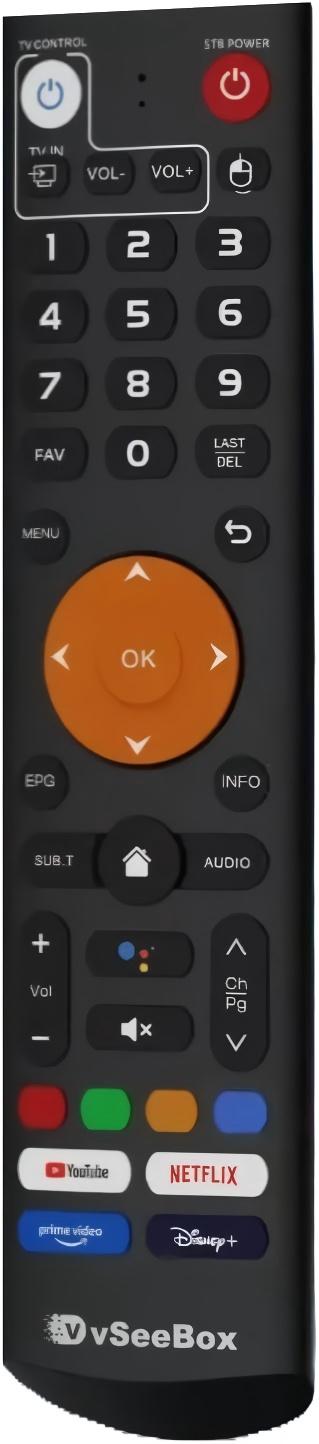 vSeeBox V3 Plus remote