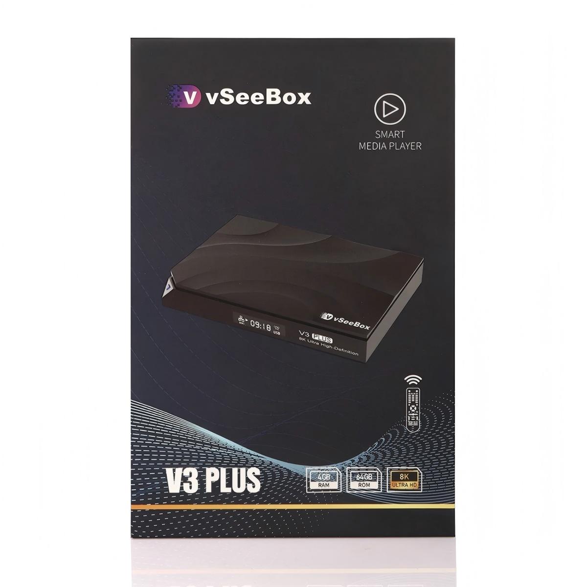 vSeeBox V3 Plus Android TV box packaging