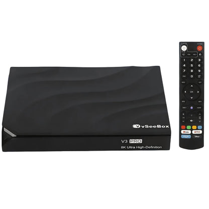vSeeBox V3 Pro Bluetooth remote control with ergonomic button layout