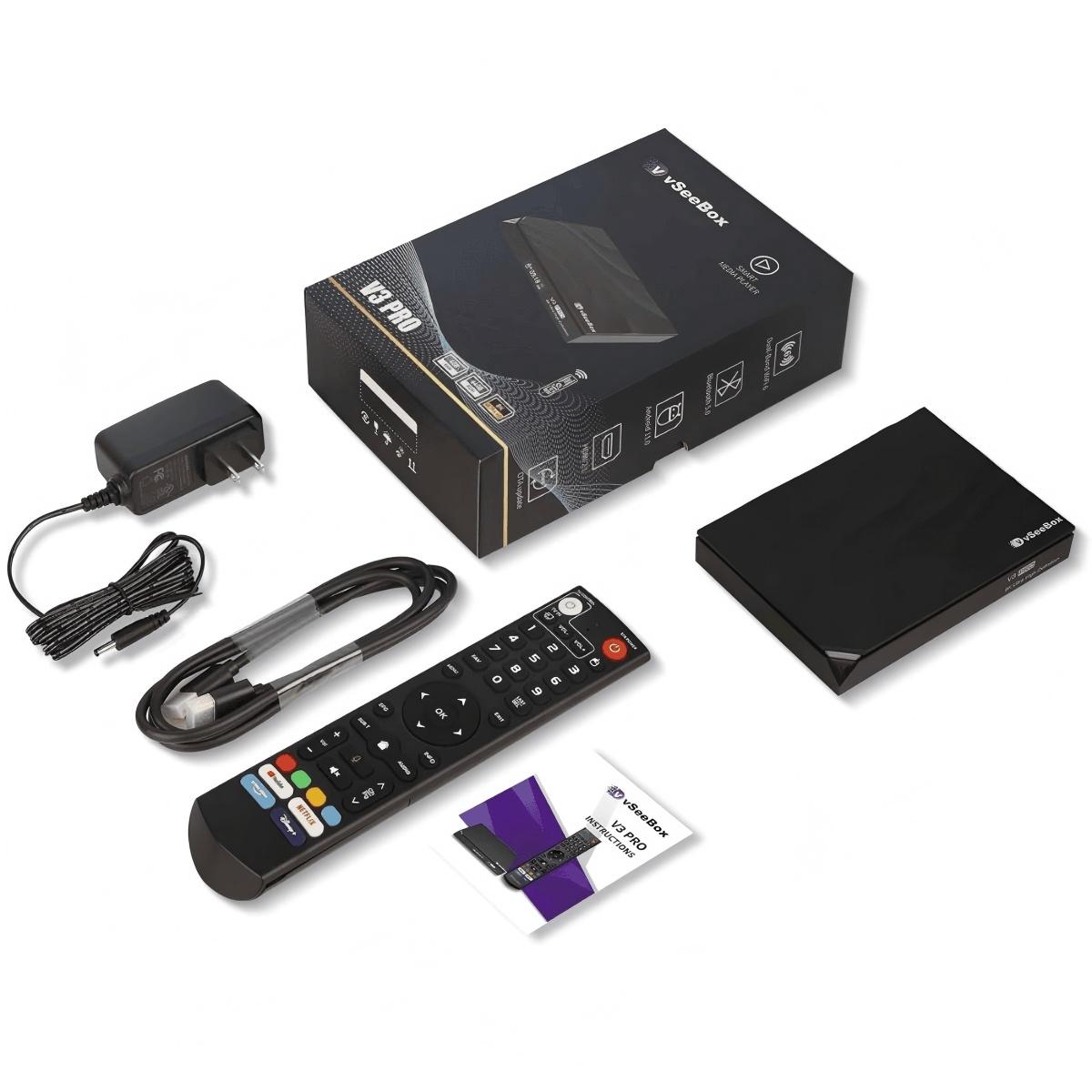 Vee Box vSeeBox V3 Pro Android TV Box | Ultimate 4K/8K Streaming Device ...