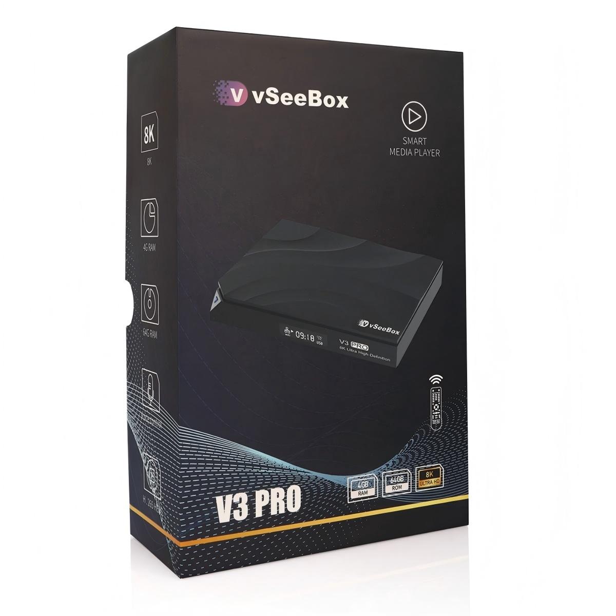 Vee Box vSeeBox V3 Pro Android TV Box | Ultimate 4K/8K Streaming Device ...